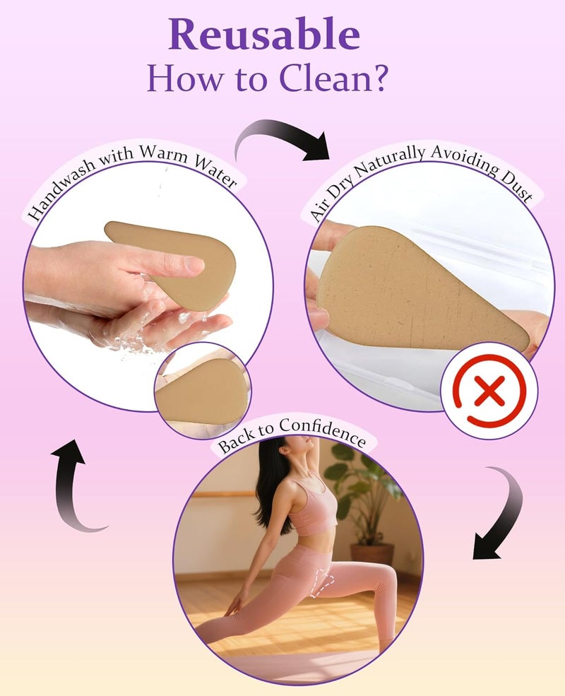 Arxonis Camel Toe Concealer,Reusable Seamless Camel Toe Underwear,Invisible Frontal Wedgie Cover,Anti Cover Silicone Insert - Image 5